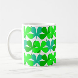 Shamrocks Grönt Irish St. Patrick's Day 4Ann Kaffemugg