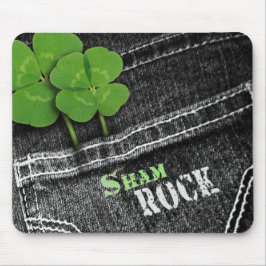 Shamrocks in Black Jeans Pocket Musmatta