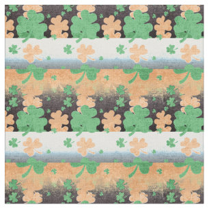 Shamrocks in Distress Irish Flagga Färg Tyg
