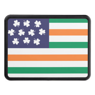 Shamrocks Irish American Flagga Fusion Dragkroksskydd