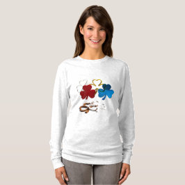 Shamrocks Långärmad topp T Shirt
