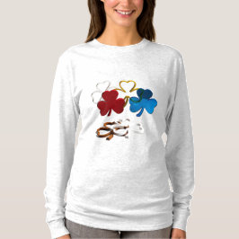 Shamrocks Long Sleeves Top T Shirt