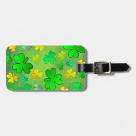 Shamrocks Luggage Tag Bagagebricka