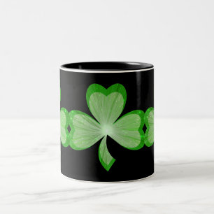 Shamrocks mugg svart