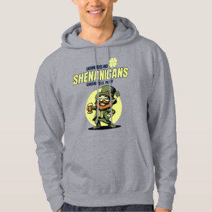 Shamrocks och bus långärmad tröja hoodie