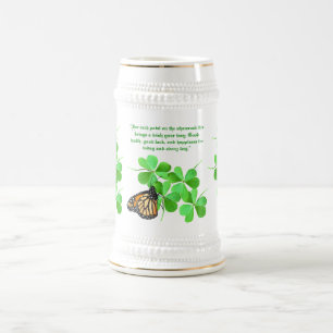 Shamrocks och Butterfly Mugg