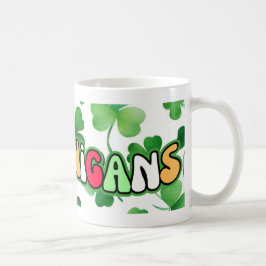 Shamrocks och Shenanigans i st patrick's day Kaffemugg