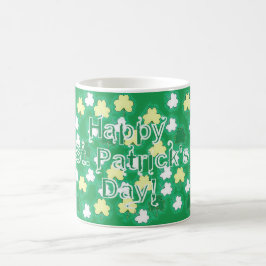 Shamrocks på Sts Patrick dag Kaffemugg