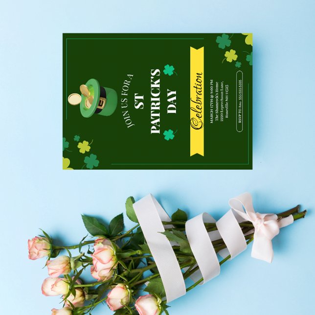 "Shamrocks & Shenanigans: A St. Patrick's Day" Inbjudningar (Skapare uppladdad)