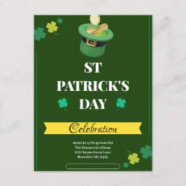 "Shamrocks & Shenanigans: A St. Patrick's Day" Vykort