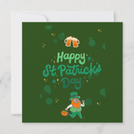 "Shamrocks & Shenanigans: En St. Patrick's Day  Julkort