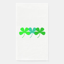 Shamrocks St. Patricks Day Grönt 4Cleo Pappersservett