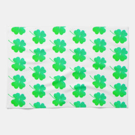 Shamrocks St. Patricks Day Grönt Kitchen Towels Kökshandduk