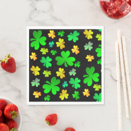 Shamrocks St. Patrick's Day Papper Napkins Pappersservett