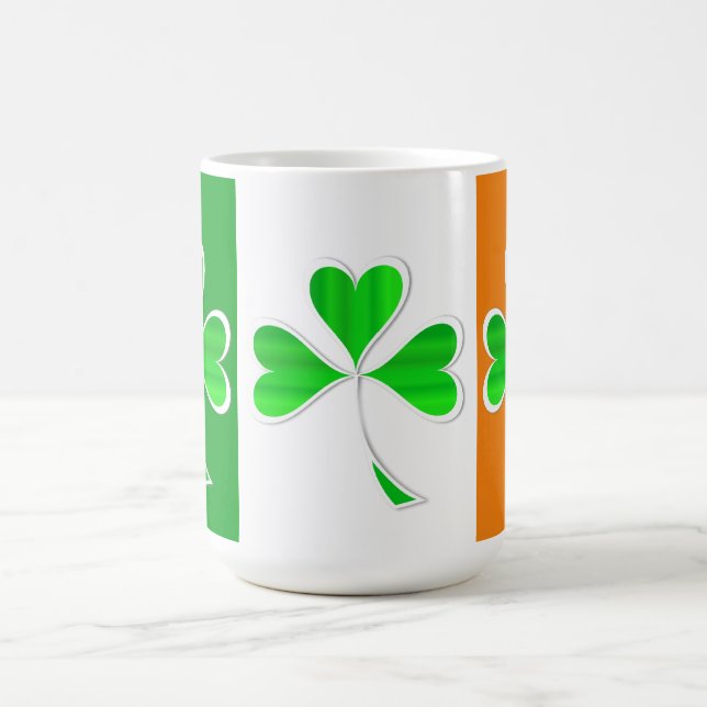 Shamrocks Two-Tone Coffee Mugg (Center)