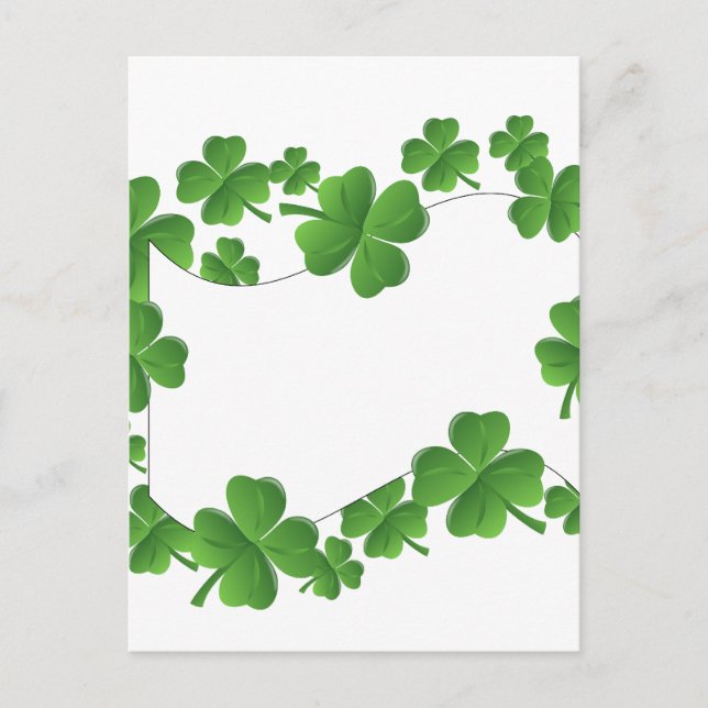 Shamrocks Vykort (Framsida)