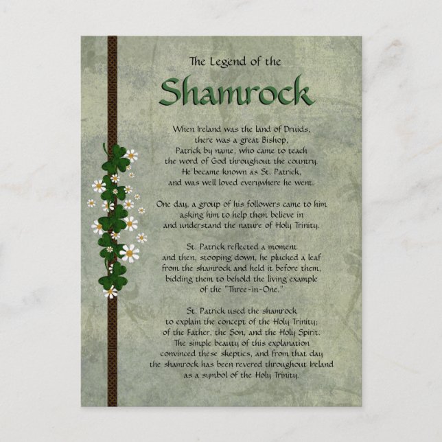 Shamrocks Vykort (Framsida)