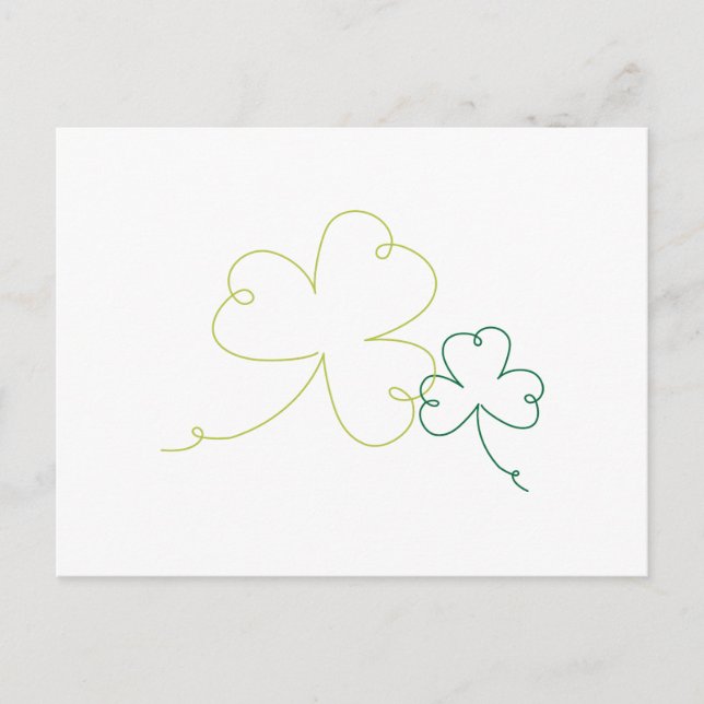 Shamrocks Vykort (Framsida)