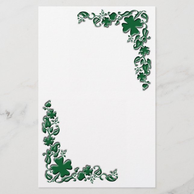 Shamrockträdgård Brevpapper (Framsida)