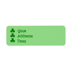 ShamrockTrio Returadress Etikett