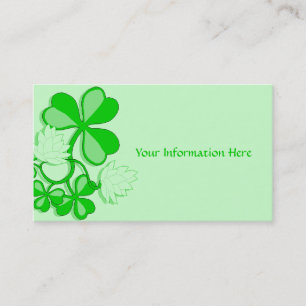 Shamrockvisitkort Visitkort