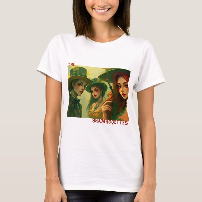 Shamroqettes Cyber-Chic Tee (Framsida)