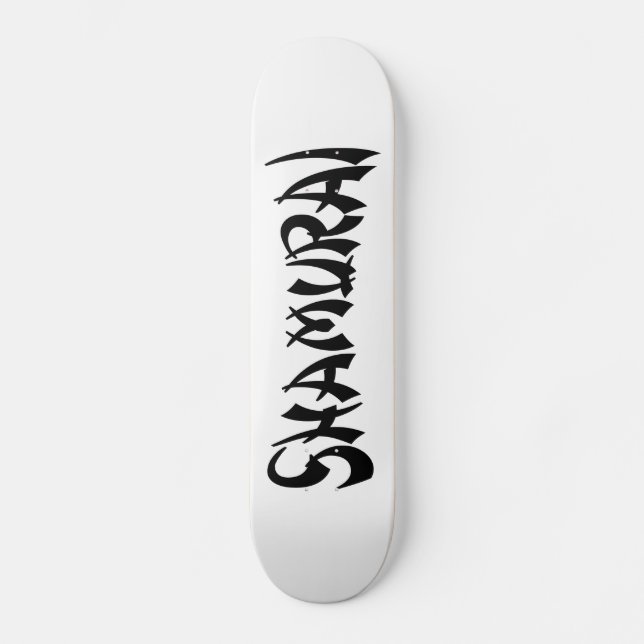 SHAMURAI MINI SKATEBOARD BRÄDA 18,5 CM (Framsida)