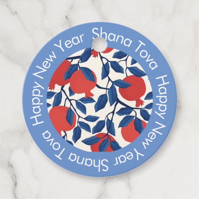 Shana Tova Gåvor Etiketter (Framsida)