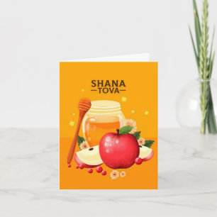 Shana Tova - Glad judisk nyårkort Helgkort