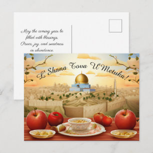 Shana Tova med äpplen och dryck från Sten Vykort