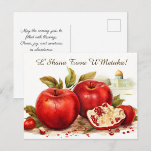 Shana Tova med äpplen och dryck från Sten Vykort