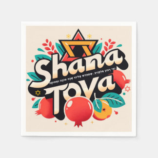 Shana tova Rosh chshana Pappersservett