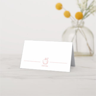 Shana Tova Rosh Hashana Apple Place Card Placeringskort