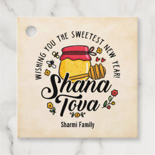 Shana Tova, Rosh Hashanah, jude nyåret Gåvor Etiketter