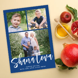 Shana Tova Rosh Hashanah Multi-Photo Photo Julkort