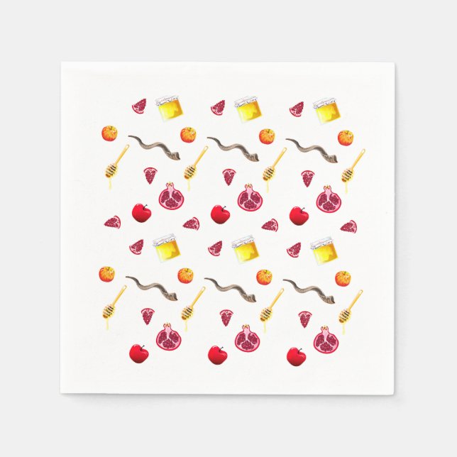 shana tova,shana tova rosh hashanah,shanah tovah, pappersservett (Framsidan)