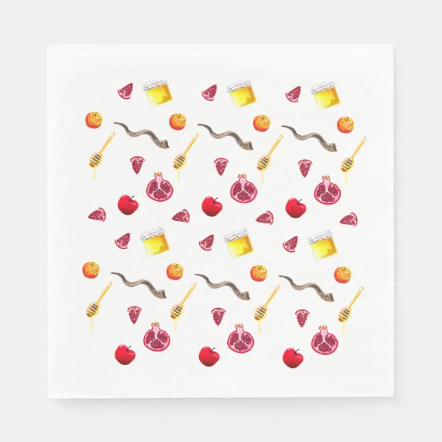 shana tova,shana tova rosh hashanah,shanah tovah, pappersservett (Framsidan)