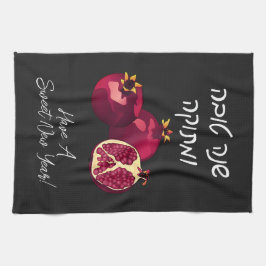 Shanah Tovah Pomegranate Personlig Kökshandduk