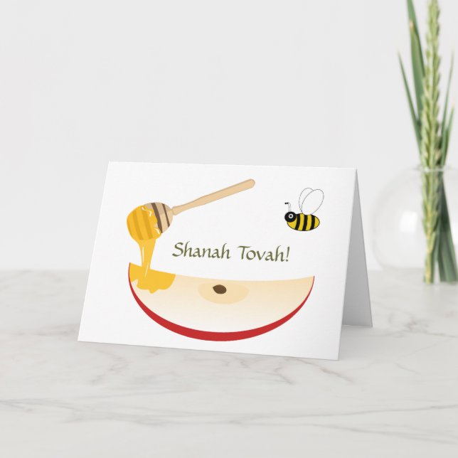 Shanah Tovah Rosh Hashanah judiskt nyår Helgkort (Framsida)