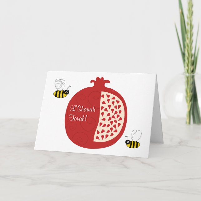 Shanah Tovah Rosh Hashanah judiskt nytt år Helgkort (Framsida)