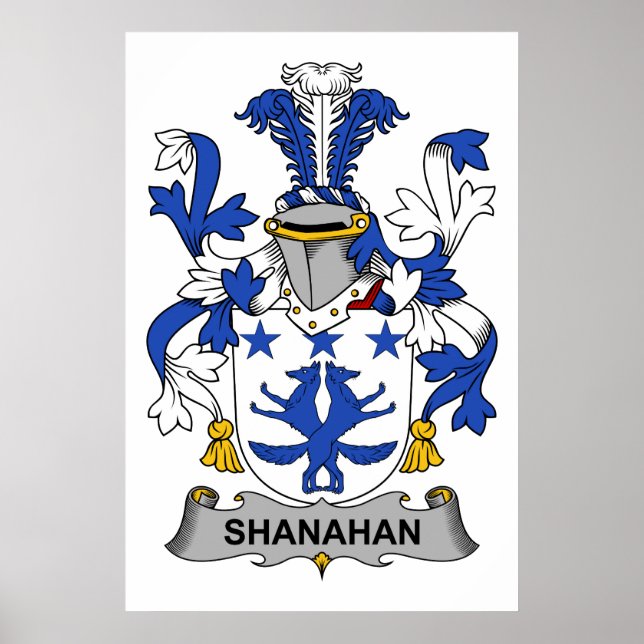 Shanahan Family Crest Poster (Framsidan)