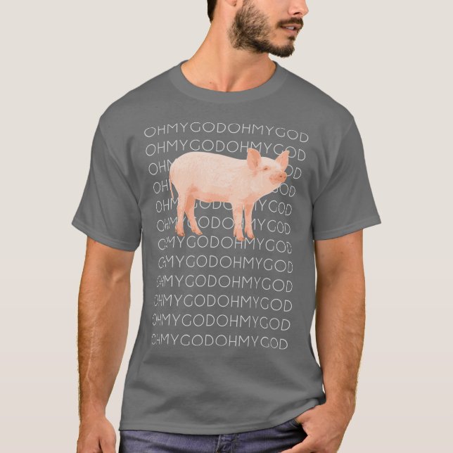 Shane Dawson Oh Herregud Gris T Shirt (Framsida)