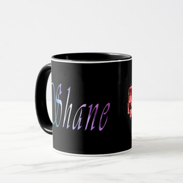 Shane Namn med brandmotor, Mugg (Framsida vänster)