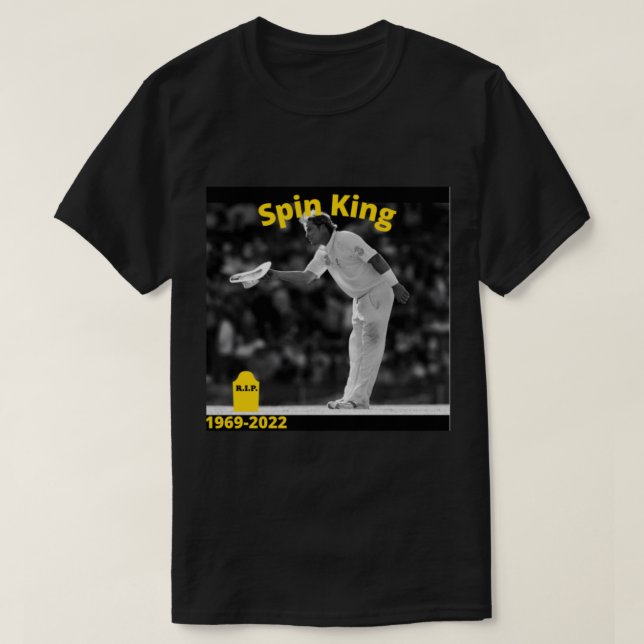 Shane Warne Cricket Player - Spin Kung Active T Shirt (Design framsida)