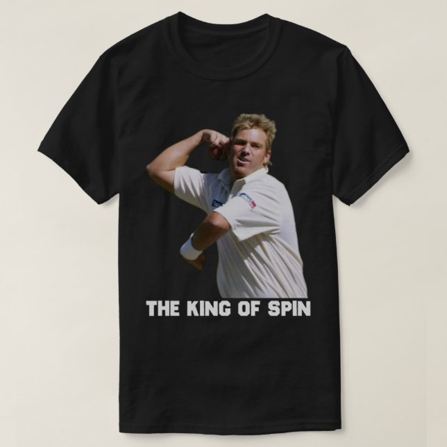 Shane Warne Kung i Spanien T Shirt (Design framsida)