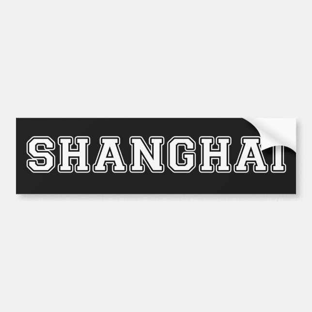 Shanghai Bildekal (Framsidan)