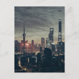 Shanghai by Night Vykort