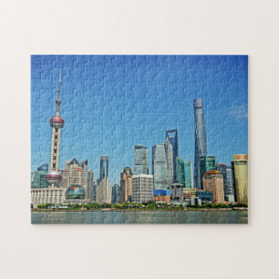 Shanghai china - beskåda från bunden pussel