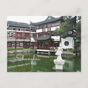 Shanghai, China - Gamla staden Vykort