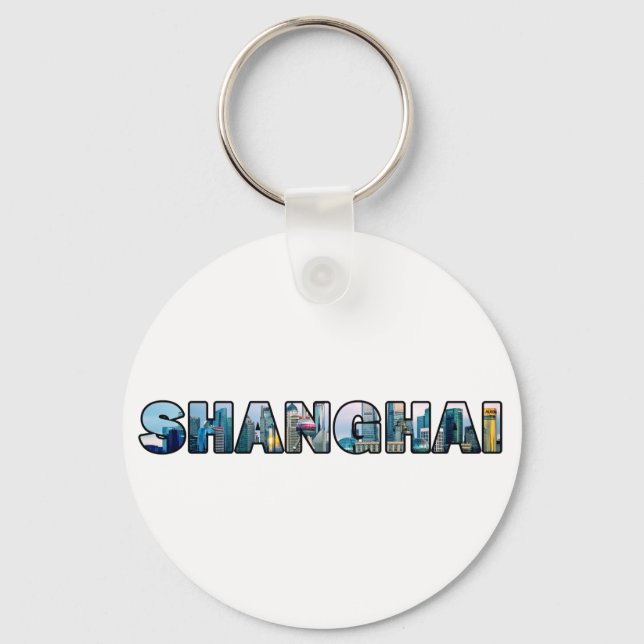 Shanghai China Keychain Nyckelring (Framsida)